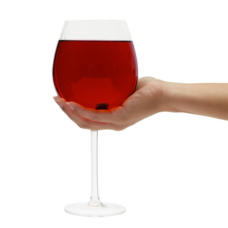 Red Wine Glasses Set of 6, 19.5 oz Durable Wine Glasses, Large Long Stem  Wine Glasses with Unique Co…See more Red Wine Glasses Set of 6, 19.5 oz