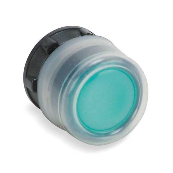 Schneider Electric Flush Push Button, Green, No Lamp, 22mm ZB5AW533
