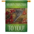 thumbnail image 2 of Breeze Decor 14098 Christmas Trouble 2-Sided Vertical Impression House Flag - 28 x 40 in., 2 of 2