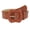 Brown, variant on Women Stylish Buckle Candy Color Faux Leather Waist Dress Jeans Belt Waistband