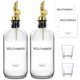 thumbnail image 1 of Dispensador de enjuague bucal TOLDATLI de vidrio con vaso de 500 ml, paquete de 2, 1 of 7