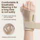 thumbnail image 5 of Soporte para pulgar con inyección de cobre de doble cara para tendinitis, artritis, lesiones y alivio del dolor., 5 of 5