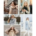 thumbnail image 6 of Women Scarf Long Shawl Large Scarf Pashmina Shawls and Wraps for Evening Dresses, Fashion Long Scarves, 80" x 27", 6 of 6