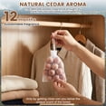 thumbnail image 3 of Austok Moth Ball 100 Pack Safe Cedar Wood Moth Repellent Natural Cedar Balls for Wardrobes Drawers Shoe Cabinets with 10 Mesh Bags, 3 of 9