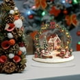 thumbnail image 5 of MOQIN Christmas Decorations Indoor Resin Gingerbread Houses Decor - Gingerbread House Christmas Village Collectible Buildings Figurines Ceramic Shop House for Holiday Xmas Decor Gift, 5 of 9
