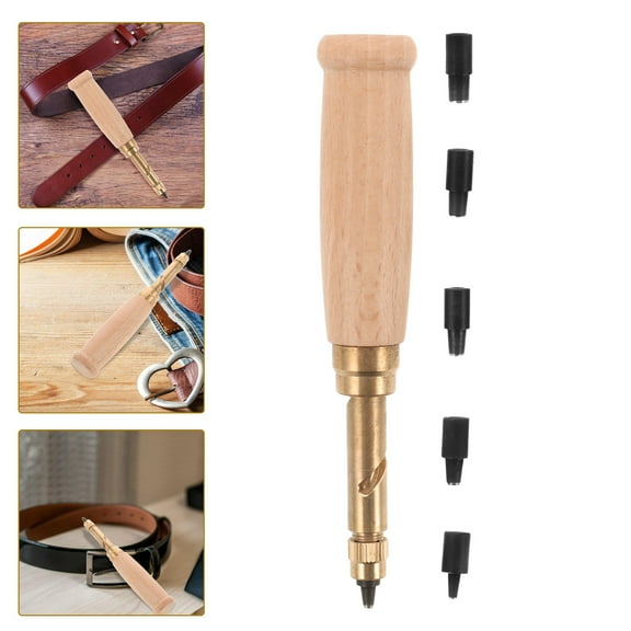 FELTECHELECTR 1 Set Leather Strap Puncher Watch Hole Puncher Metal Durable For Diy Activities
