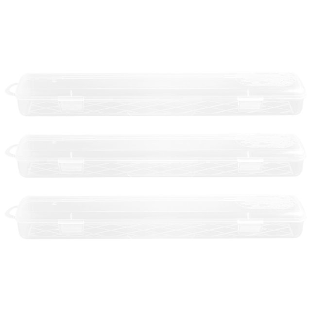 3Pcs Paintbrush Storage Box Portable Watercolour Brush Case