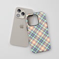 thumbnail image 3 of Plaid For All iPhone Series Protective Phone Case Pastel Multi-color, 3 of 7