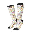 thumbnail image 2 of Balery Happy Easter1 Printed Novelty Socks Men's Women's Crew Socks Sports Socks Knee High Socks Cotton Socks Quirky and Cool Socks, 2 of 9