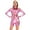 Pink, variant on Aayomet Jumpsuit For Women Women's Long Sleeved Leather Small Round Neck Zipper Finger Sleeve Jumpsuit,C M
