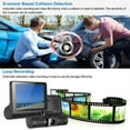 thumbnail image 4 of 4 Inch Car DVR Dashcam Dash Camera HD Screen 1080P 3 Lens Video Recorder Front + I G12477, 4 of 6