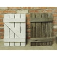 AllBarnWood Rustic Shutters for 37.5" X 21.75" Window Pane Mirror Z