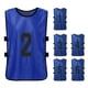 thumbnail image 3 of 6 PCS Adults Soccer Pinnies Quick Drying Football Team Jerseys Youth Sports Scrimmage Soccer Team Training Numbered Bibs Practice Sports Vest, 3 of 5