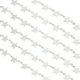 thumbnail image 3 of 16.4 Feet Stainless Steel Cable Chain, Star Link Chain Satellite for Jewelry Making, Silver, 3 of 5
