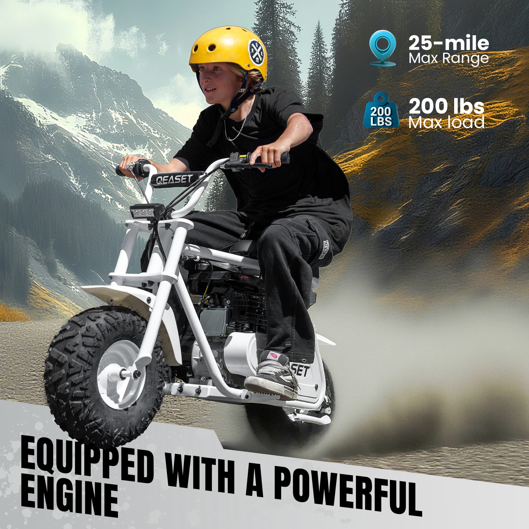 Arshin 99cc Gas Powered Mini Dirt Bike,High-Performance Off-Road