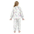 thumbnail image 3 of Fluffy Pajamas Set Fuzzy Winter Warm Pj Sets Pullover Tops and Long Pants Unicorns and Magic Wands Medium, 3 of 8