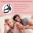 thumbnail image 2 of Anti Snoring Chin Strap for CPAP Users, Breathable & Adjustable Anti Snoring Device Chin Strap, Snoring Solution CPAP Chin Strap for Men & Women to Keep Mouth Closed While Sleeping Snore Stopper Pink, 2 of 5