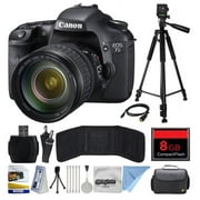 Canon EOS 7D 18 MP CMOS Digital SLR Camera with 28-135mm f/3.5-5.6 IS USM Lens includes 8GB Memory, Large Case, Tripod, Card Reader, Card Wallet, HDMI Mini Cable, Cleaning Kit, $50 Gift Card 3814B010