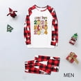 thumbnail image 5 of Penkiiy Christmas Pajamas for Family Matching Pjs Set, Red Plaid Reindeer Holiday Xmas Pajamas for Women Men Kids Red XL, 5 of 6