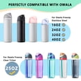 thumbnail image 3 of Replacement Lid for Owala Freesip, Compatible with Owala Freesip Water Bottle 16oz 24oz 32oz 40oz,Premium Replacement Accessories for Owala Cap,LeakProof,BPA-Free (Frost Gray), 3 of 14