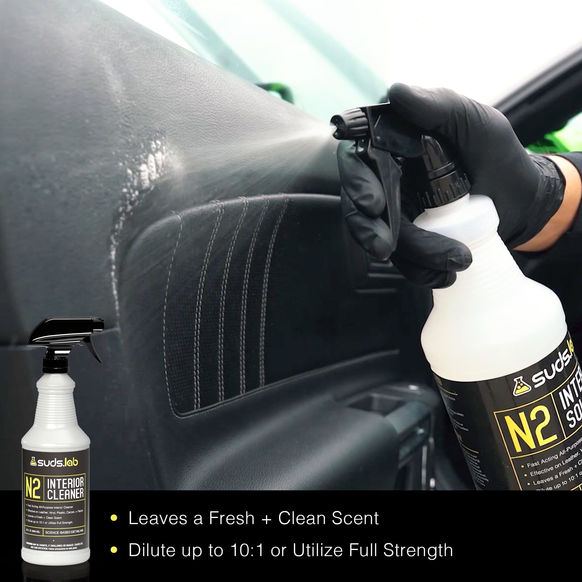  Suds Lab FC Carpet & Fabric Cleaner Interior Upholstery, Car  Detailing for Seat, Cloth, Stains and Removes Odor with Clean Fresh Scent,  32oz. : 汽車