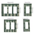 thumbnail image 2 of Yayeee Rocker Switch Wall Plate 2-Gang 4.7"x4.6" Home Decorative Outlet Cover, Dark Green Leaves, 2 of 6