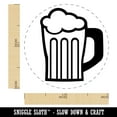 thumbnail image 2 of Beer Stein with Foam Self-Inking Rubber Stamp Ink Stamper - Black Ink - Medium 1 Inch, 2 of 7