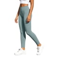 thumbnail image 4 of Vivianyo HD Women's Ribbed Textured High Waist Running Workout Yoga Leggings, Full Length Tight Active Pants for Women, Year Round Gym Bottoms for Fitness and Loungewear, Sizes S-XL, 4 of 7