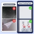 thumbnail image 5 of Water-Based Transparent Frosted Glass Paint, Frosted Glass Paint for Window - Window Privacy Paint, Waterproof & UV Resistant, Frosted Glass Spray, For Bathroom, Kitchen (100G), 5 of 7