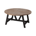 COZAYH Solid Wood Rustic Farmhouse Coffee Table, French Country Cottage
