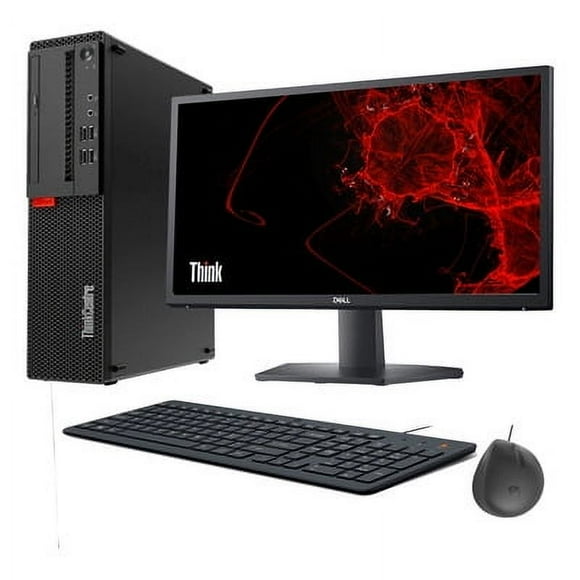 PC Lenovo Thinkcentre M715s Amd A6, 8 Gb Ram, 256 gb SSD, Monitor de 20" (REACONDICIONADO)
