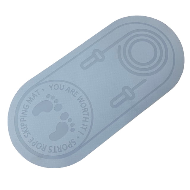 Non-Slip Jump Rope Mat Shock Absorption Rope Skipping Mat for Adults