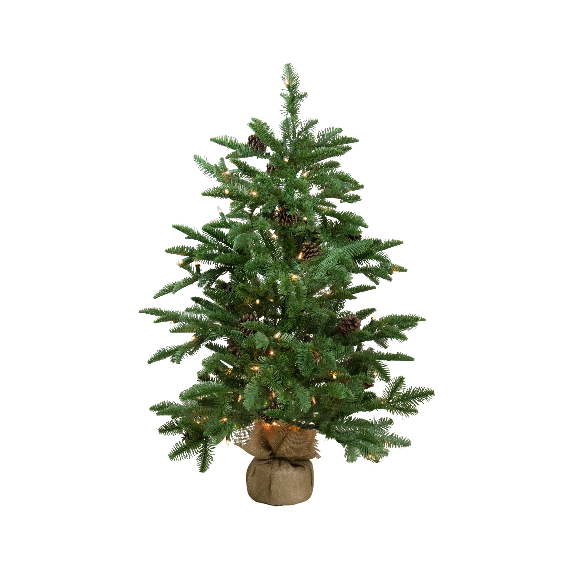 Northlight 3' Pre-Lit Viella Norway Spruce Artificial Christmas Tree ...