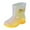 Yellow, variant on JIKNTTR Toddler Kids Rain Boots For Boys Girls Waterproof Children Shoes Mid Tube Rain Boots Fashion Soft Bottom Outdoor Rain Boots Toddler Kids Fall Boots