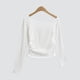 thumbnail image 2 of LUVCLS Camiseta básica nueva 2024 para mujer, hombros inclinados, base de terciopelo fino elástico Shi щ▲, 2 of 6