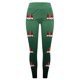 thumbnail image 3 of MKLEKYY Leggings para mujer Leggings para mujer Leggings de entrenamiento Pantalones con estampado navideño de bloques de color Leggings suaves y elásticos 2244, 3 of 4