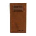 thumbnail image 1 of Ariat Men's Flag Patch Leather Wallet, 1 of 4