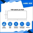 thumbnail image 3 of Dymo 99019 Compatible Resistant Labels: Pack of 4 | 8" Width, 4" Height | 150 Labels/Roll, 3 of 7