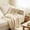 Bg, variant on Knitted Throw Blanket with Tassels Bubble Textured, Tassel Breathable Cellular Blanket Nordic Style Soft Cozy Couch Cover Decorative Blanket for Sofa Bed Settee Armchair
