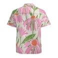 thumbnail image 3 of High Quality Hawaiian Shirts for Men Short Sleeve Aloha Beach Shirt Floral Summer Casual Button Down Shirts Blouses A8FYDO, 3 of 7