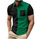 thumbnail image 2 of pstuiky camisetas de hombre, Camiseta informal de manga corta con cremallera y bolsillo en el pecho para hombre, primavera y verano ropa de hombre m, 2 of 8