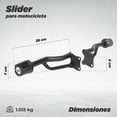 thumbnail image 2 of Slider Protector para moto Gixxer negro M, 2 of 5