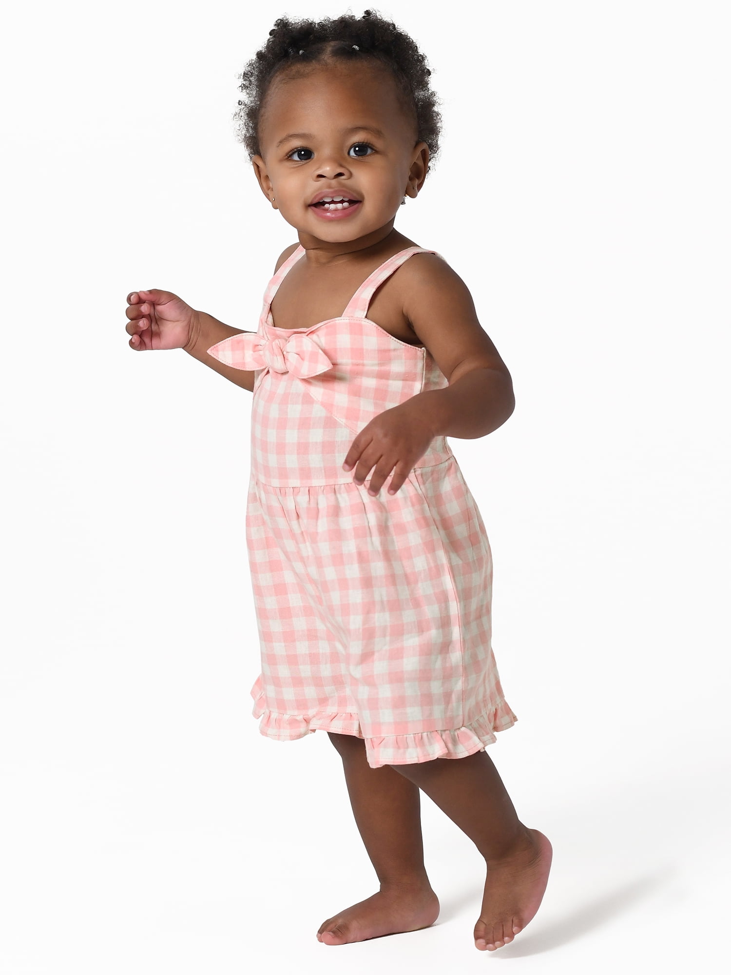 Modern Moments by Gerber Toddler Girl Sleeveless Romper, Sizes 12M-5T