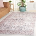thumbnail image 2 of SAFAVIEH Arizona Gorica Distressed Polyester Machine Washable Area Rug, Peach/Beige, 3' x 5', 2 of 7