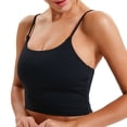 thumbnail image 1 of Camiseta sin mangas de Yoga profesional para mujer, sujetador deportivo acolchado con tirantes finos, camiseta sin mangas para Fitness, deporte y entrenamiento para correr, 1 of 5