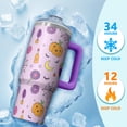 thumbnail image 4 of 30 oz Halloween Pumpkin Skeleton Bat Tumbler Insulated Stainless Tumbler, Spooky Witch Coffee Cup Water Bottle, Holiday Gift Mug, 4 of 5
