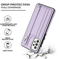 thumbnail image 4 of Nalacover Wallet Case for Samsung Galaxy A53 5G, Business PU Leather Unique Design Wristband Kickstand Credit Card Holder Slots Shockproof Scratch Resistant Phone Case for Samsung Galaxy A53 5G,Purple, 4 of 6