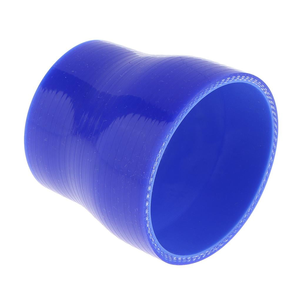 63-76mm 4-ply Blue Vacuum Air Silicone Hose Straight Pipe Tube Intake Turbo 