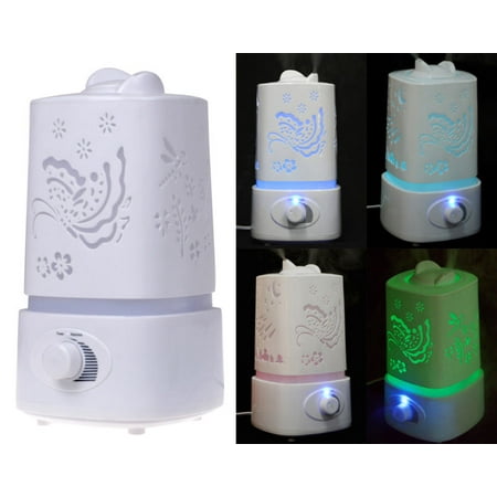 House Humidifier,Humidifiers - Ultrasonic Cool Mist Humidifier, Filter-Free, 1 Gallon, for Home Bedroom Baby Nursery and Office, White
