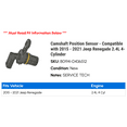 thumbnail image 2 of Camshaft Position Sensor - Compatible with 2015 - 2021 Jeep Renegade 2.4L 4-Cylinder 2016 2017 2018 2019 2020, 2 of 2